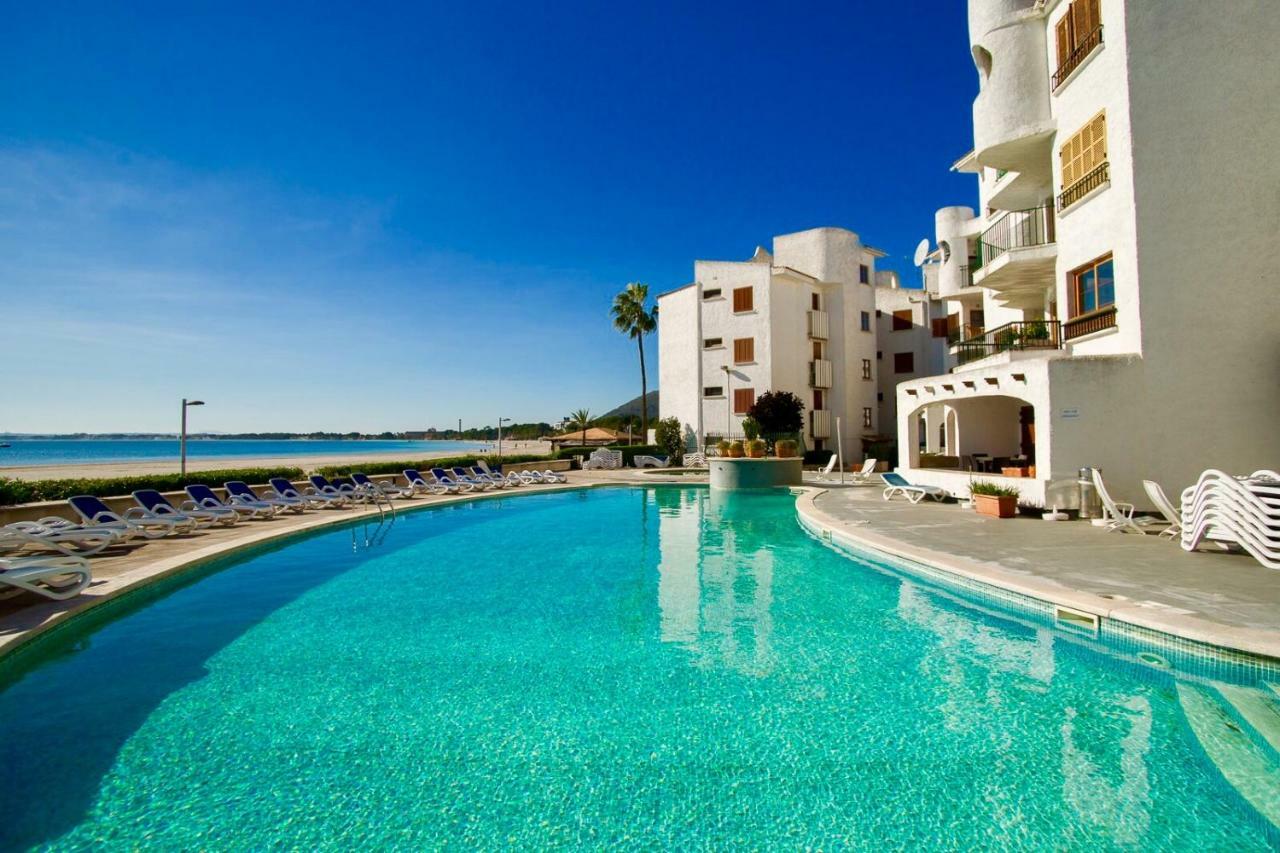 Beachfront Apartment Port de Alcudia  Exteriör bild